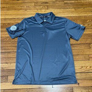 Adidas Climalite Mens Grind Polo Shirt Size Large Gray 2018 ESPY ESPN Golf NWT!